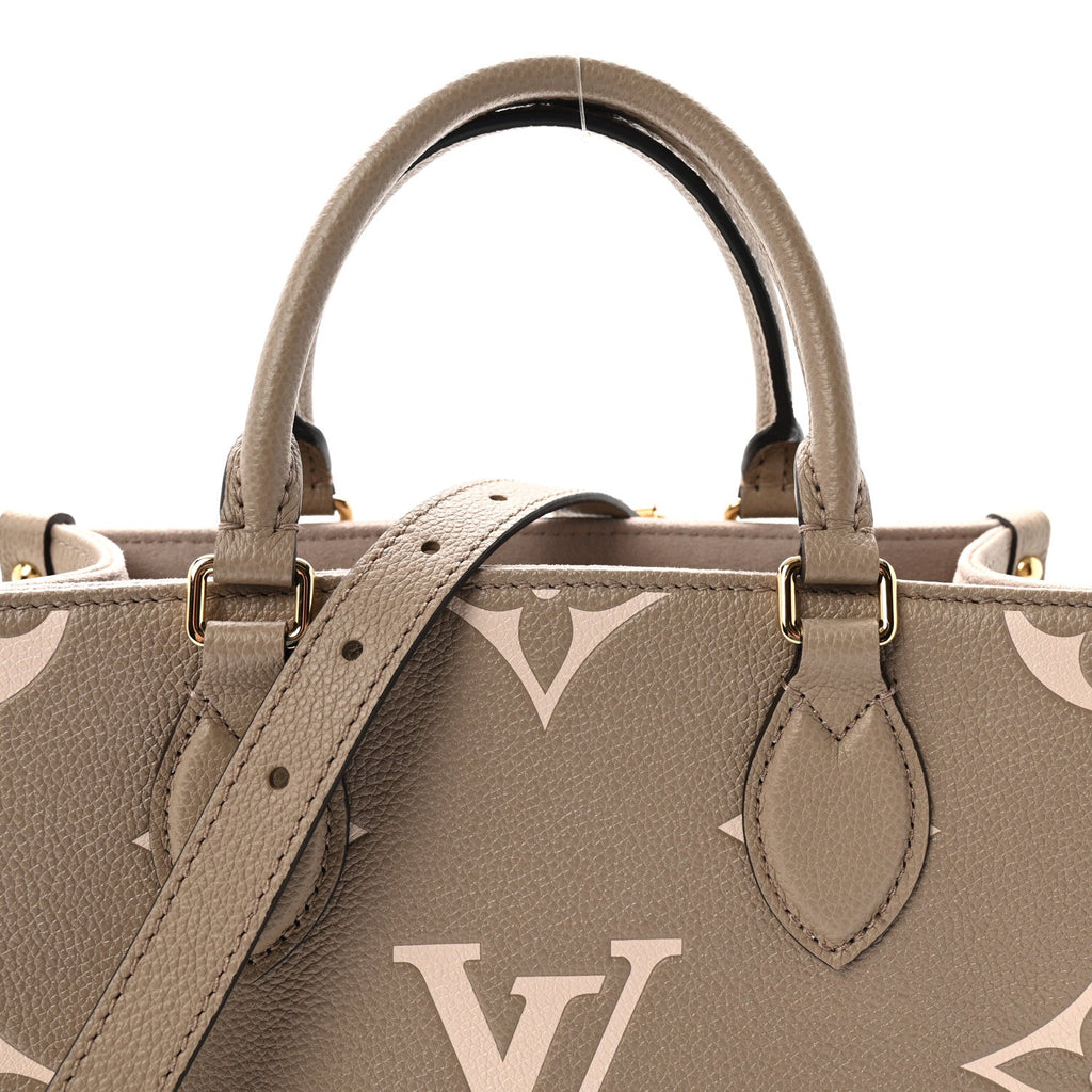 Empreinte Monogram Giant Onthego PM Tourterelle Creme