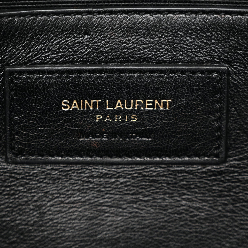 Grain De Poudre Monogram Cassandre Clutch Black