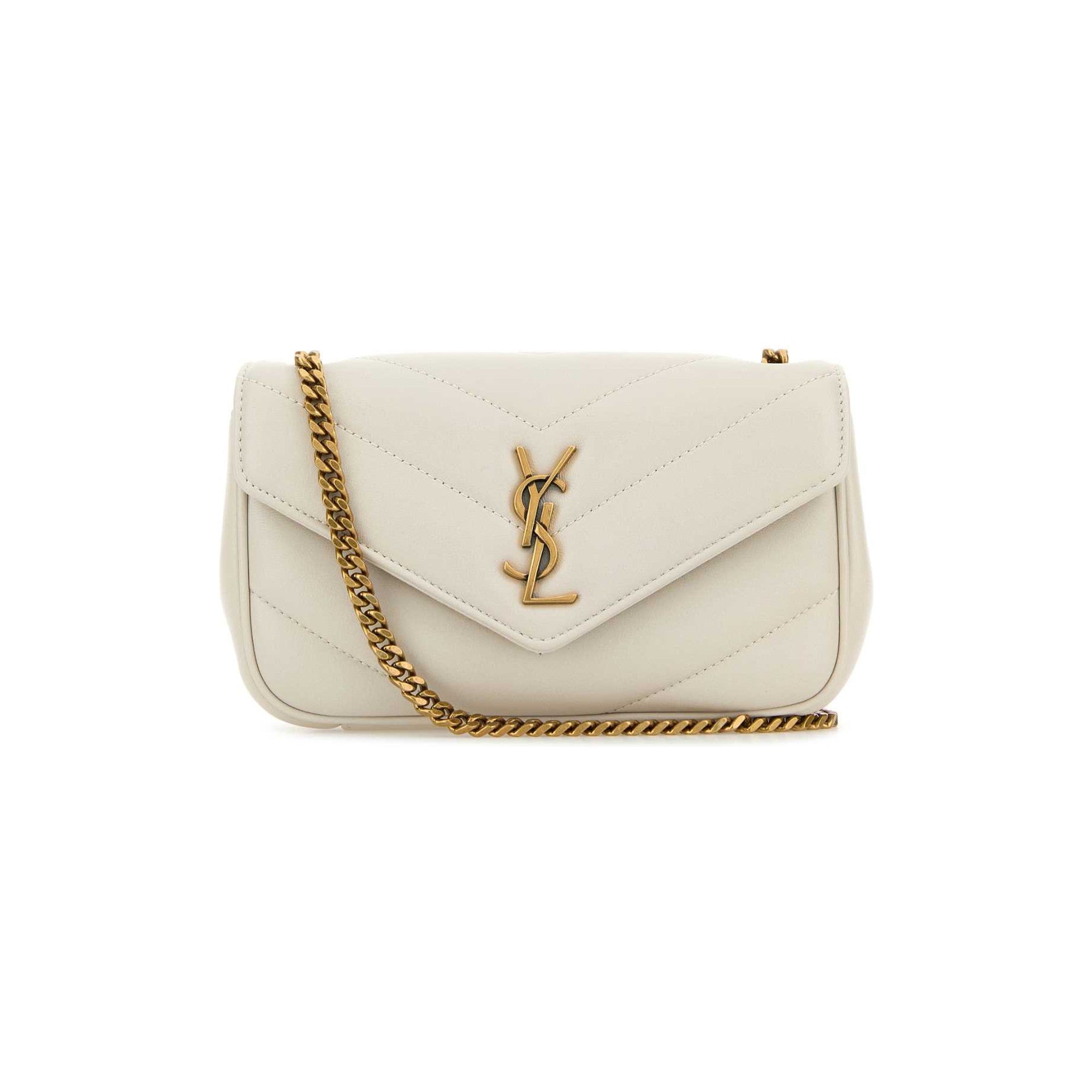 LOULOU MINI in lambskin white