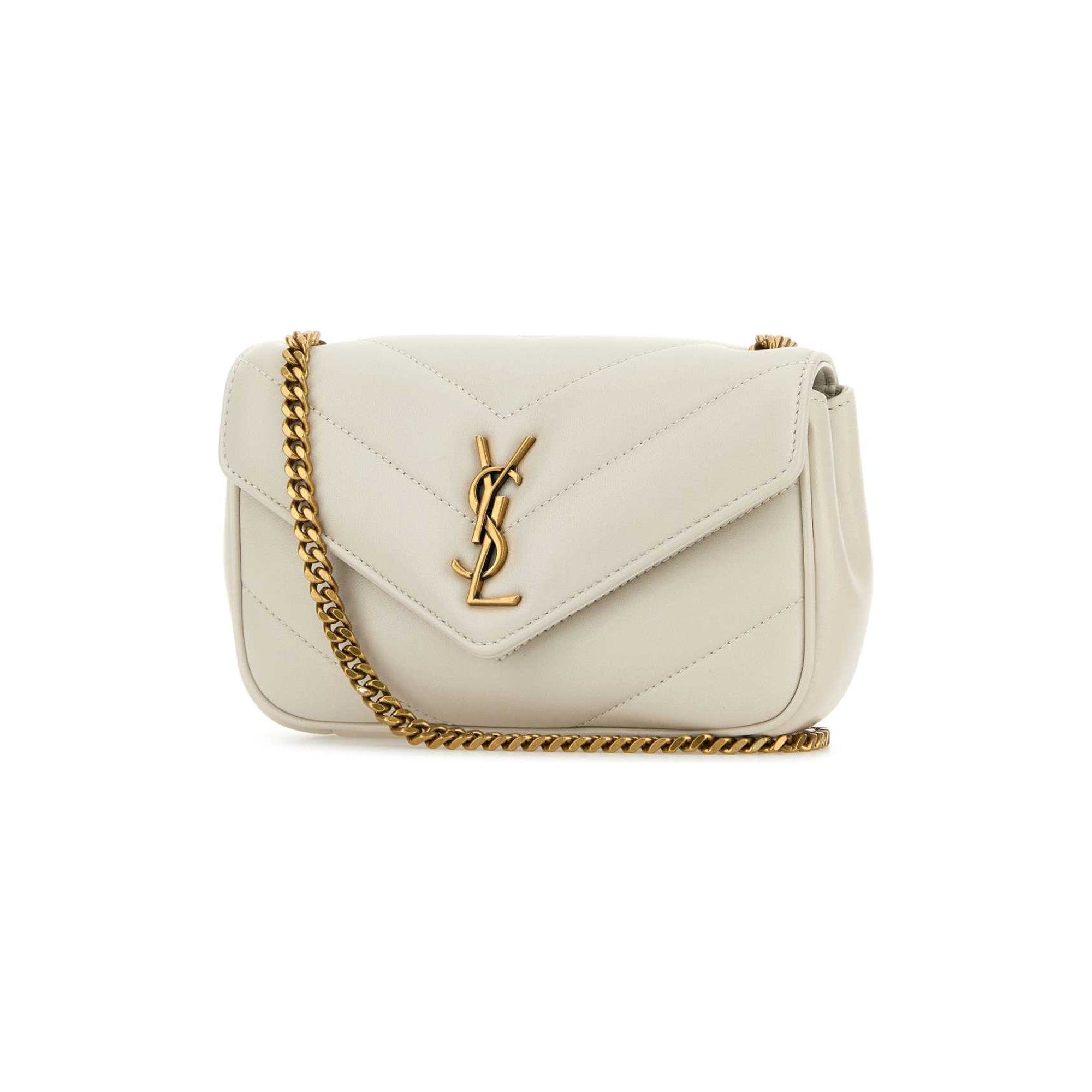 LOULOU MINI in lambskin white