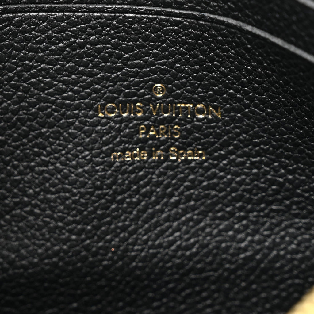Empreinte Double Zip Pochette Black