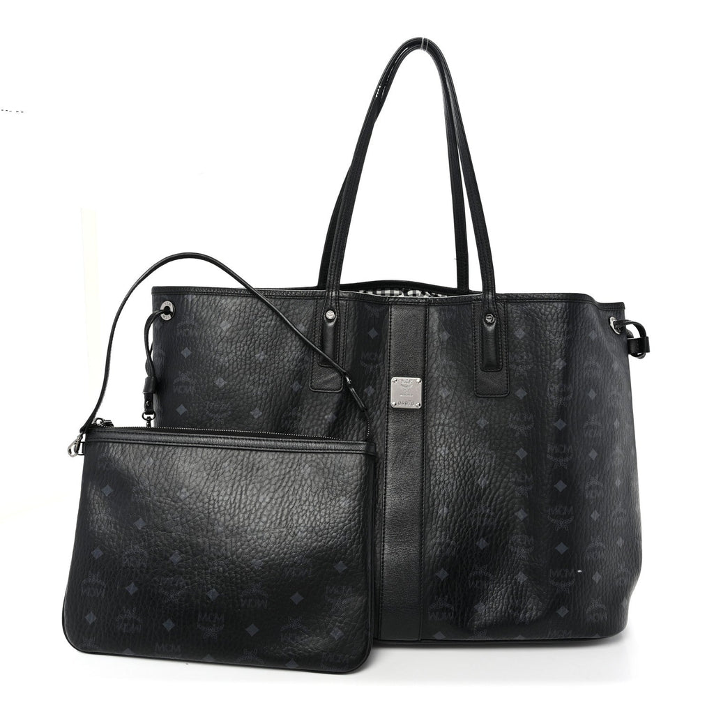 Visetos Large Liz Reversible Shopper Tote Black