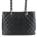 Chanel GST Matrasse Caviarskin Tote Bag