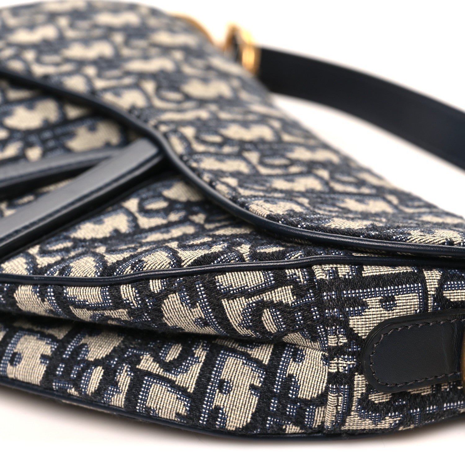 Oblique Saddle Bag Blue