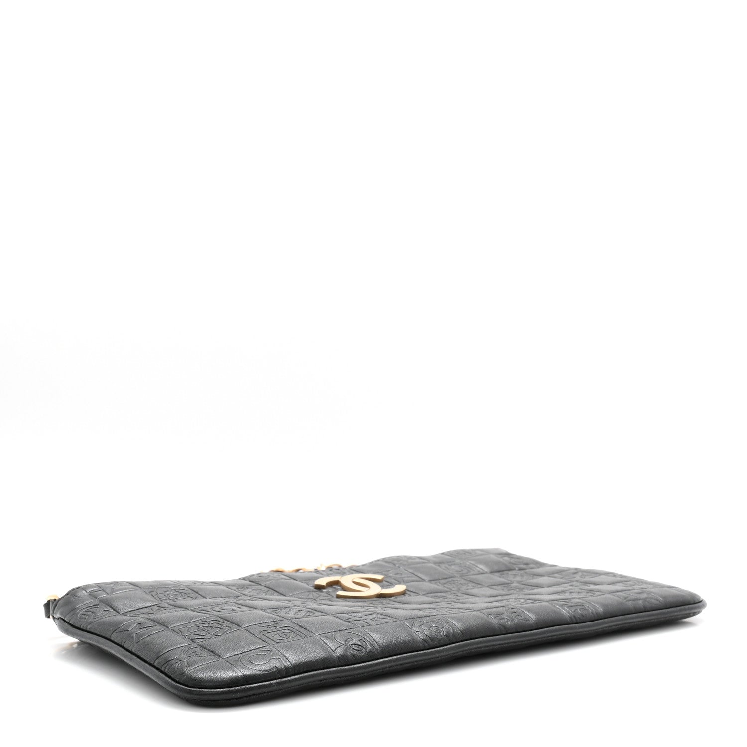 Lambskin Precious Symbols Pochette Black