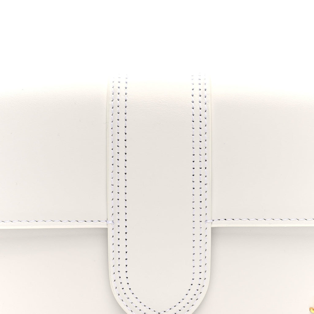 Smooth Calfskin Le Bambino Long White