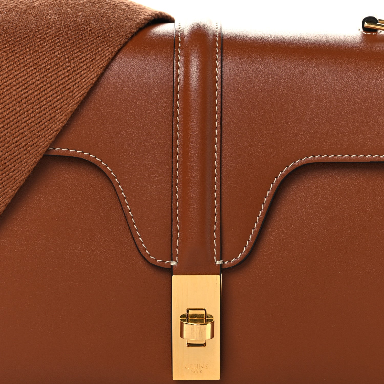 Smooth Calfskin Teen Soft 16 Shoulder Bag Tan