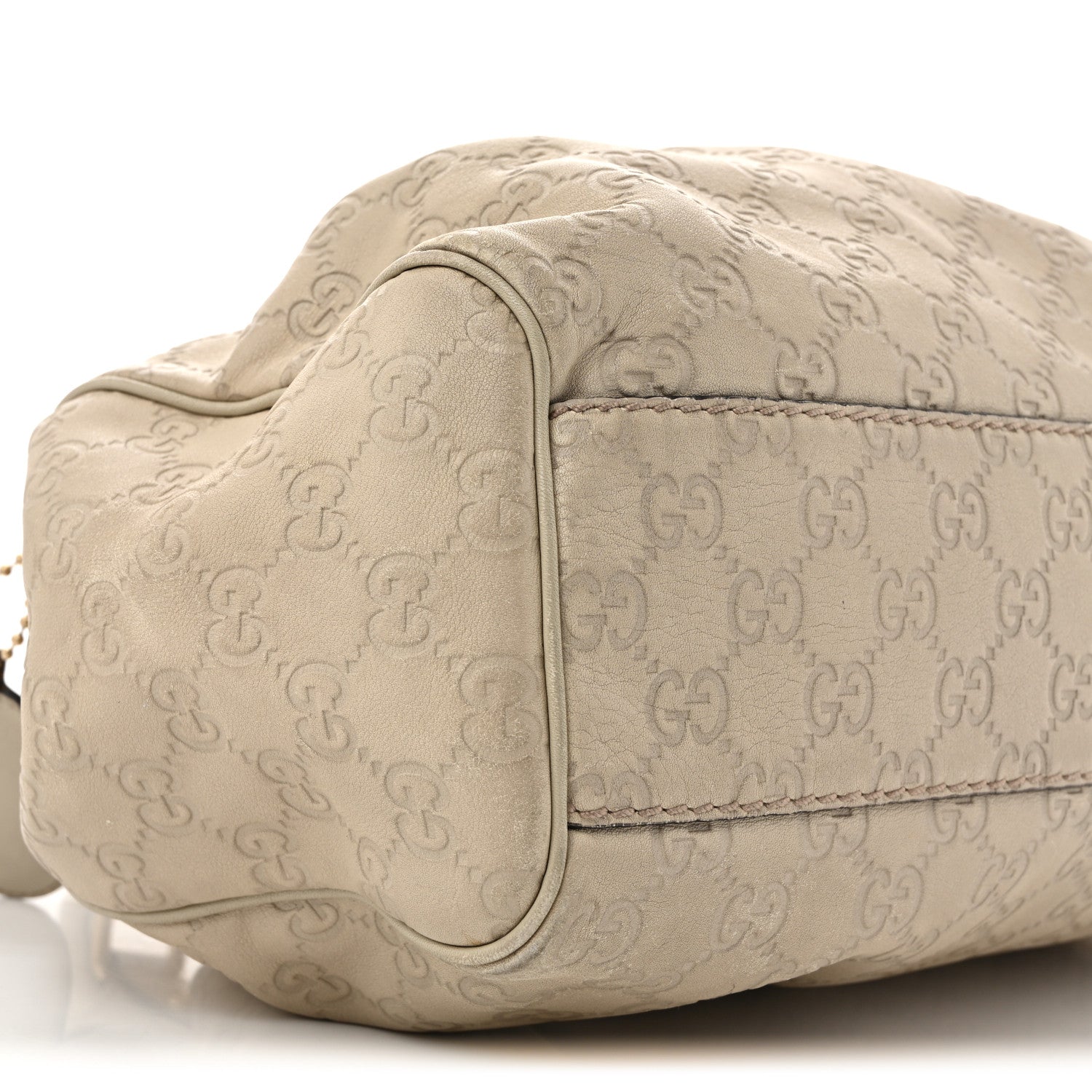 Guccissima Medium Sukey Tote Mystic White