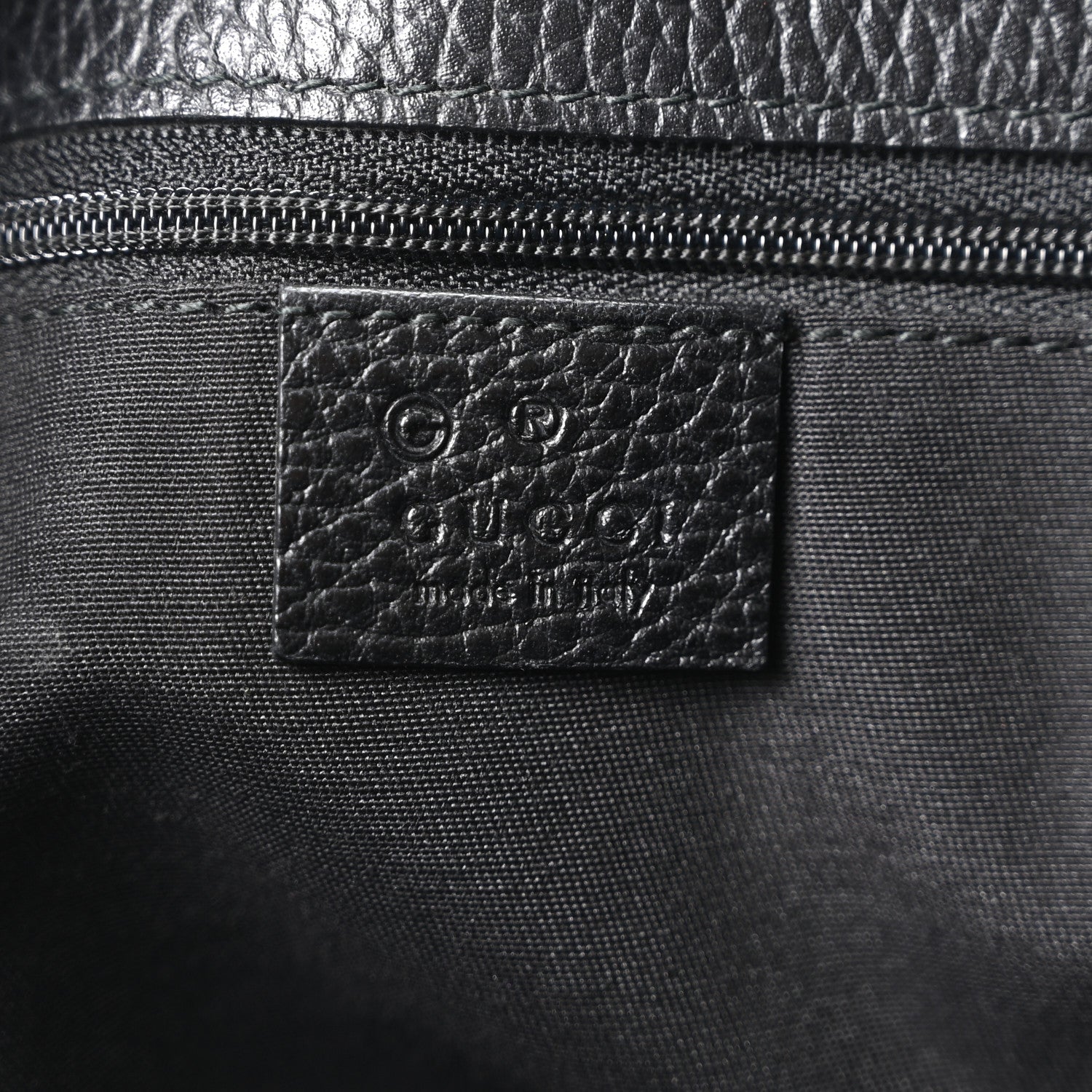 Calfskin Large Gifford Braided Handle Tote Black
