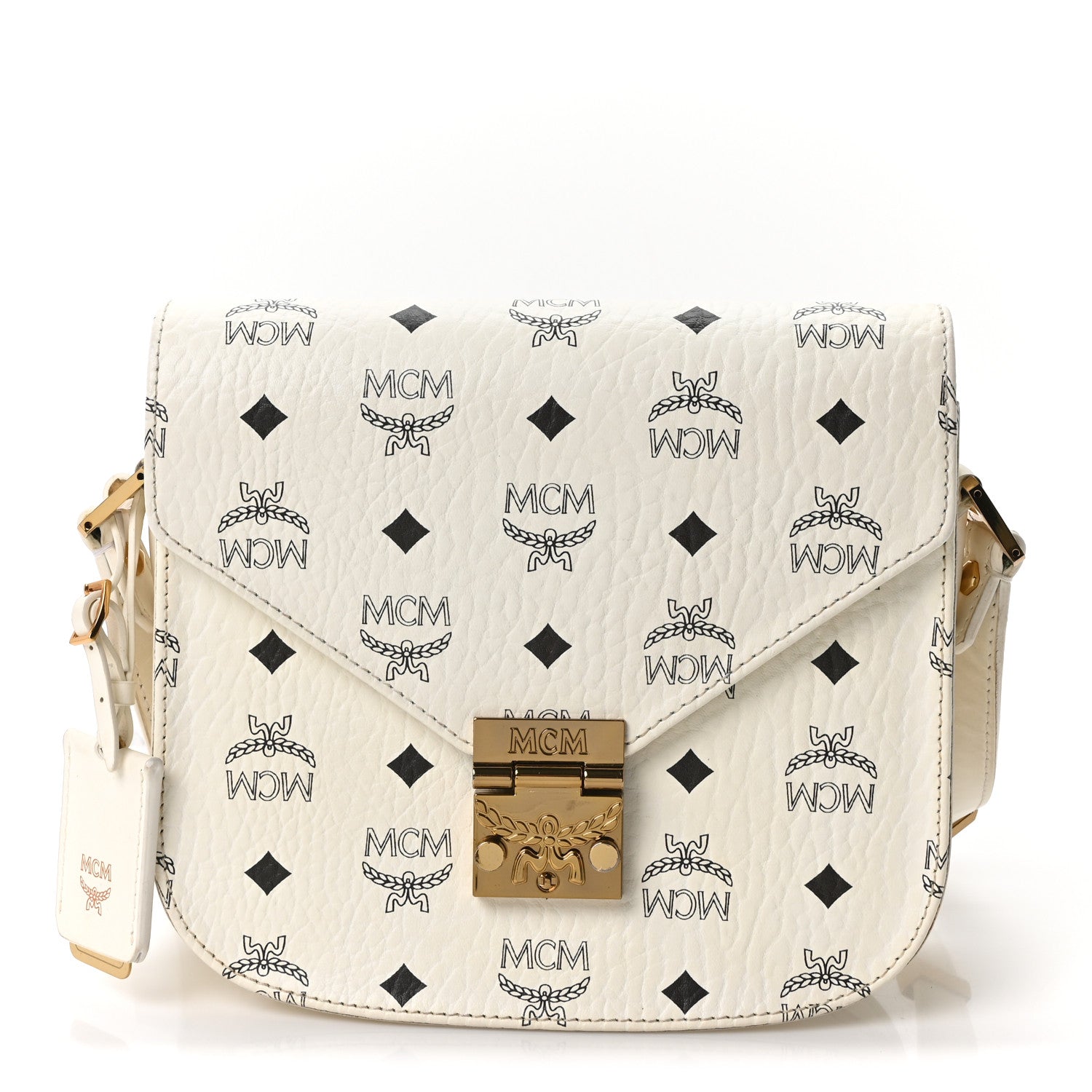 Visetos Small Patricia Crossbody Bag White