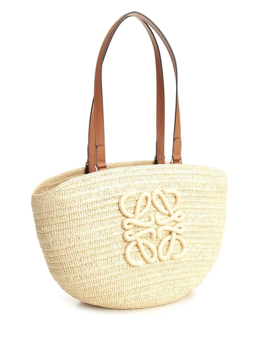 Loewe Paula's Ibiza Women Eclipse Medium Basket Bag In Raffia
