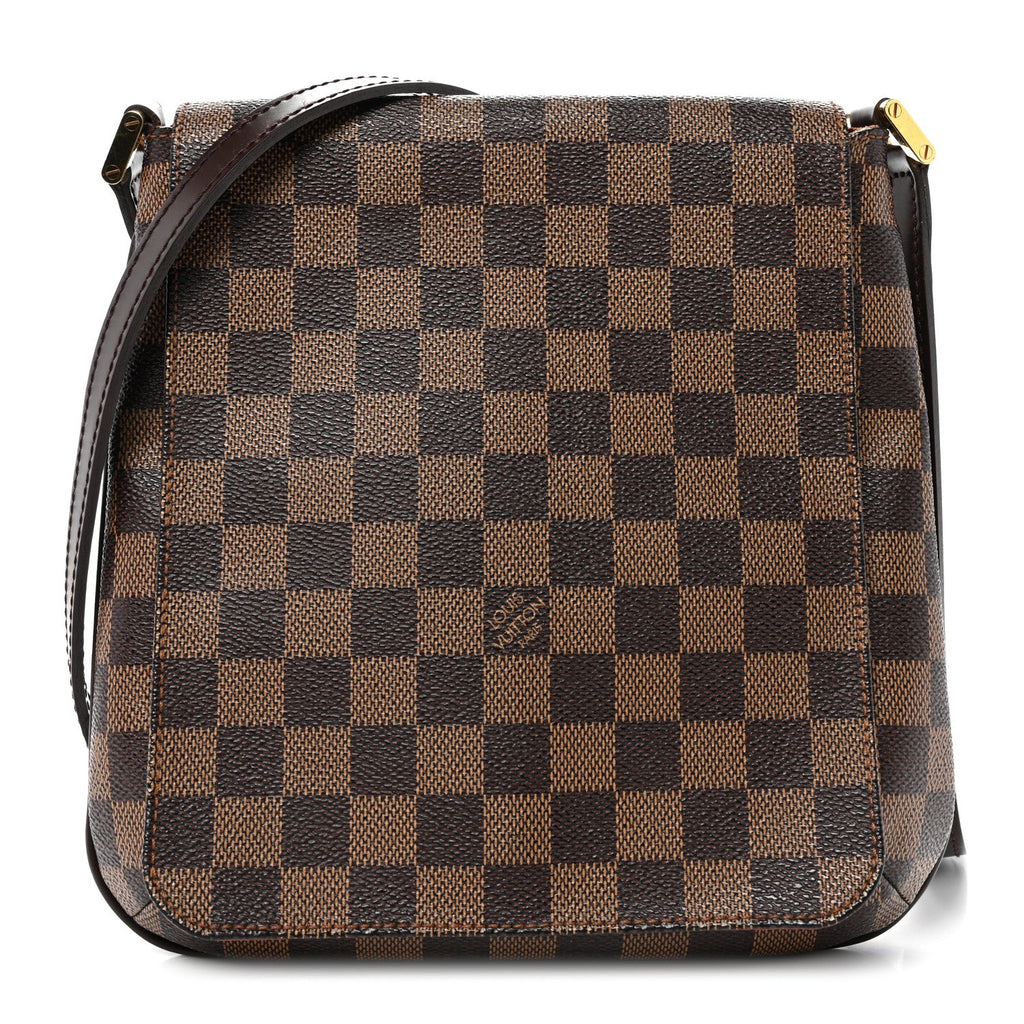 Damier Ebene Musette Salsa Long Strap