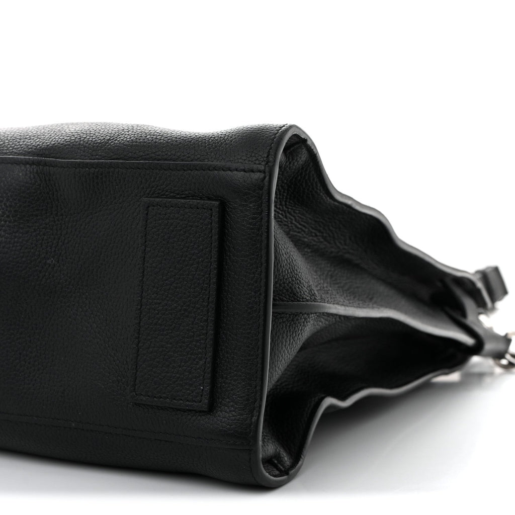 Grained Calfskin Sac De Jour Souple North South Tote Black