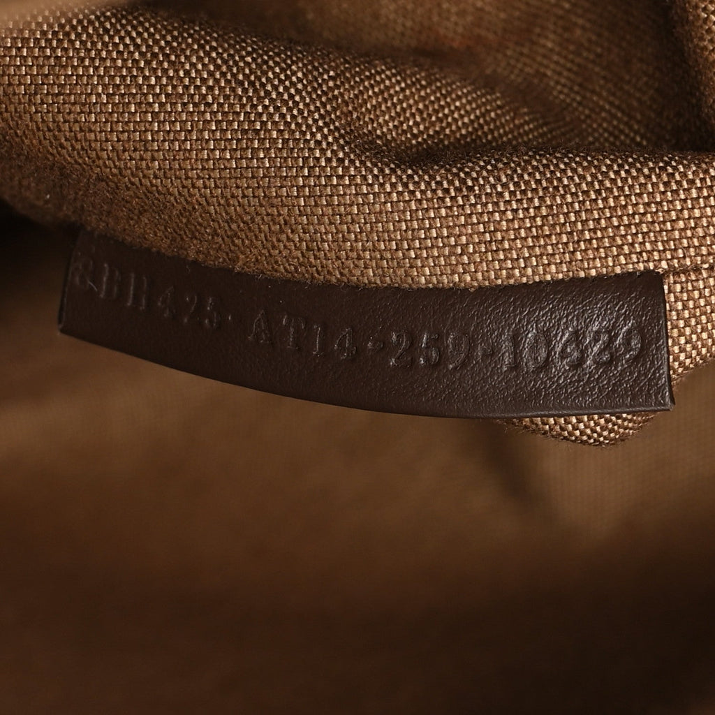 Velluto Jacquard Vitello Grace FF Large Reversible Shopping Tote Chocolate