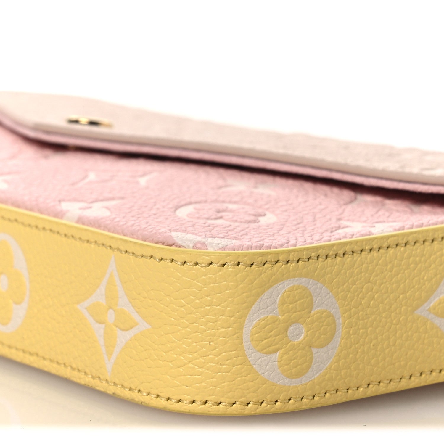 Empreinte Spring in the City Felicie Pochette Chain Wallet Pink Beige Yellow
