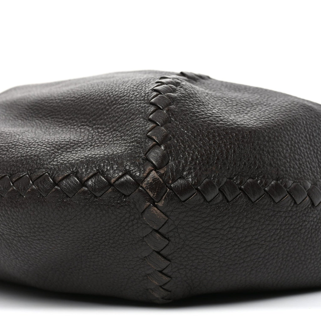 Cervo Deerskin Large Hobo Ebano