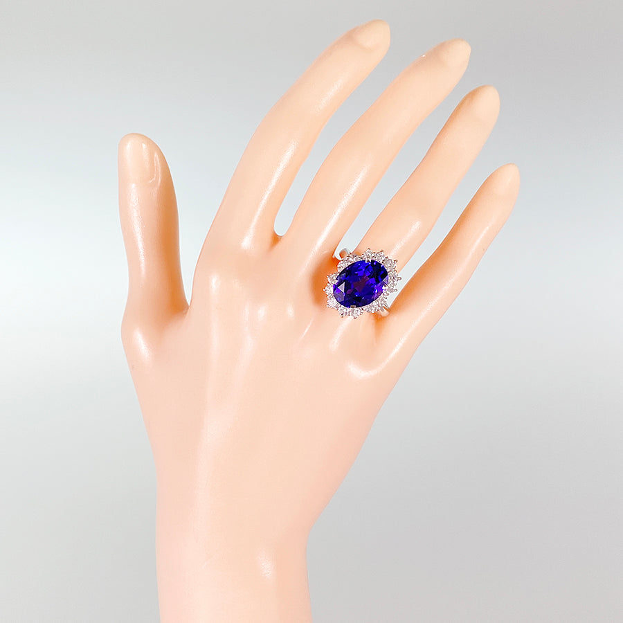 Ring Platinum Tanzanite