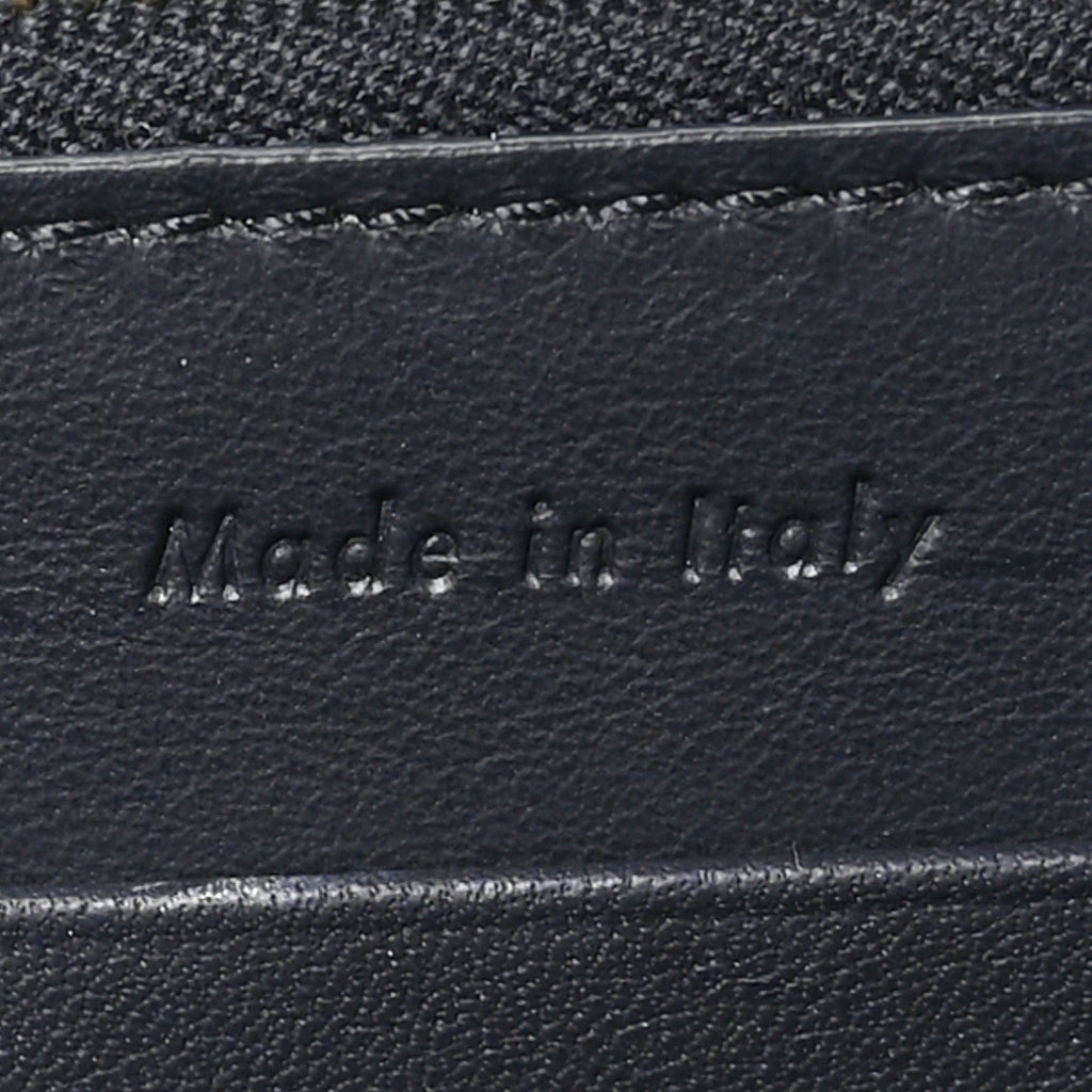 Smooth Calfskin Trotteur Clutch Navy Blue Red