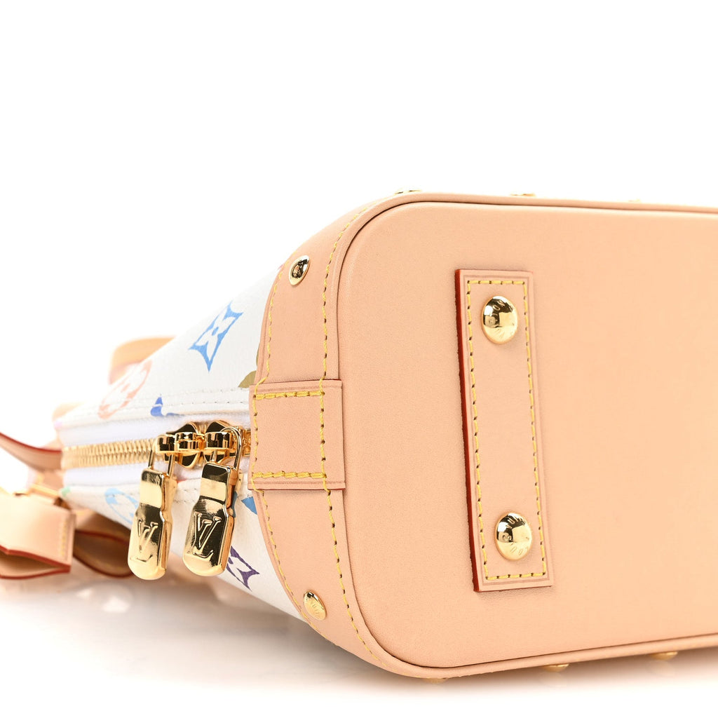 LV x TM Monogram Multicolor Alma BB White
