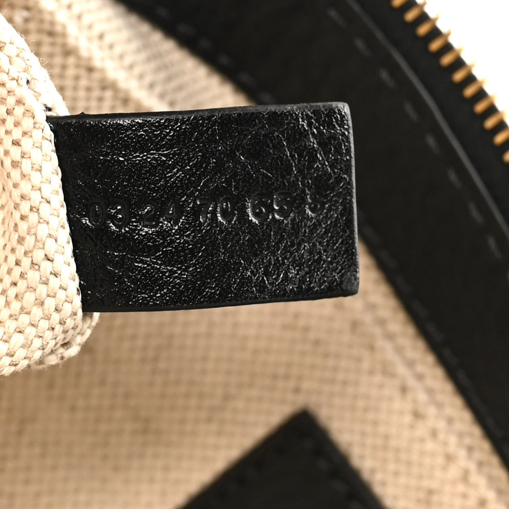 Grained Calfskin The 99 Shoulder Bag Black