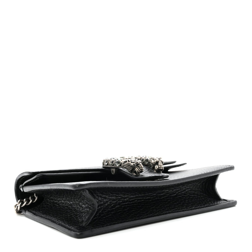 Calfskin Super Mini Dionysus Shoulder Bag Black