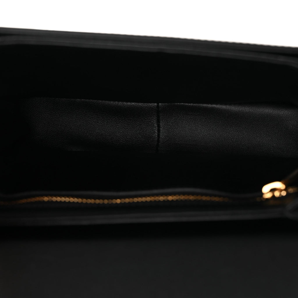 Shiny Calfskin Teen Triomphe Black