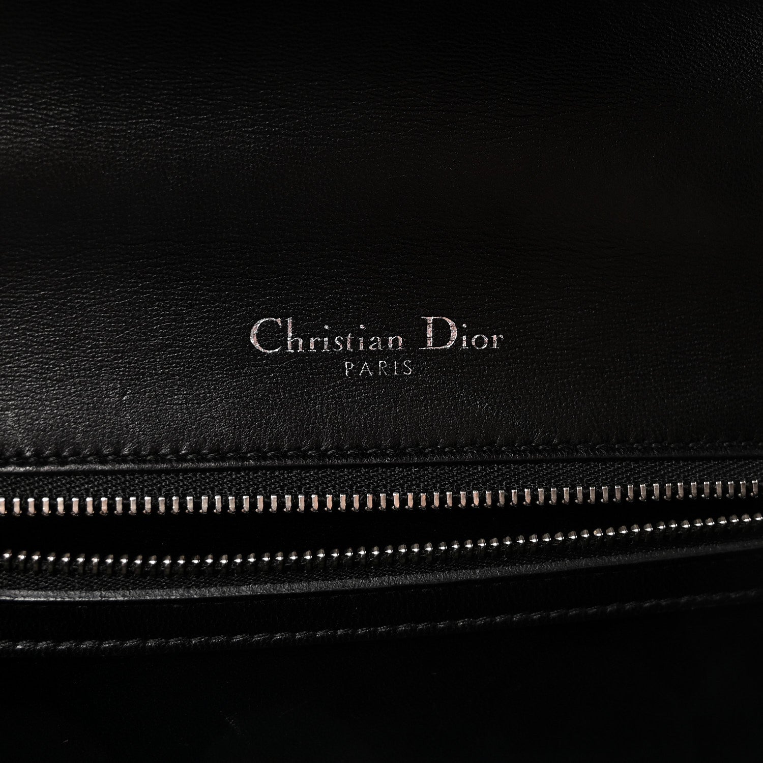 Lambskin Multi Studded Medium Diorama Flap Bag Black