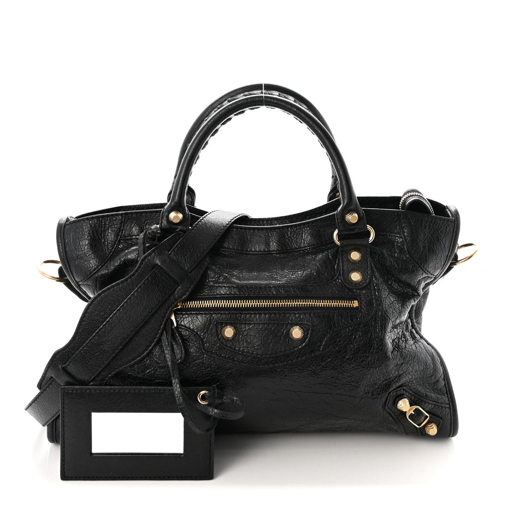 Agneau Giant 12 Gold Hardware City Black