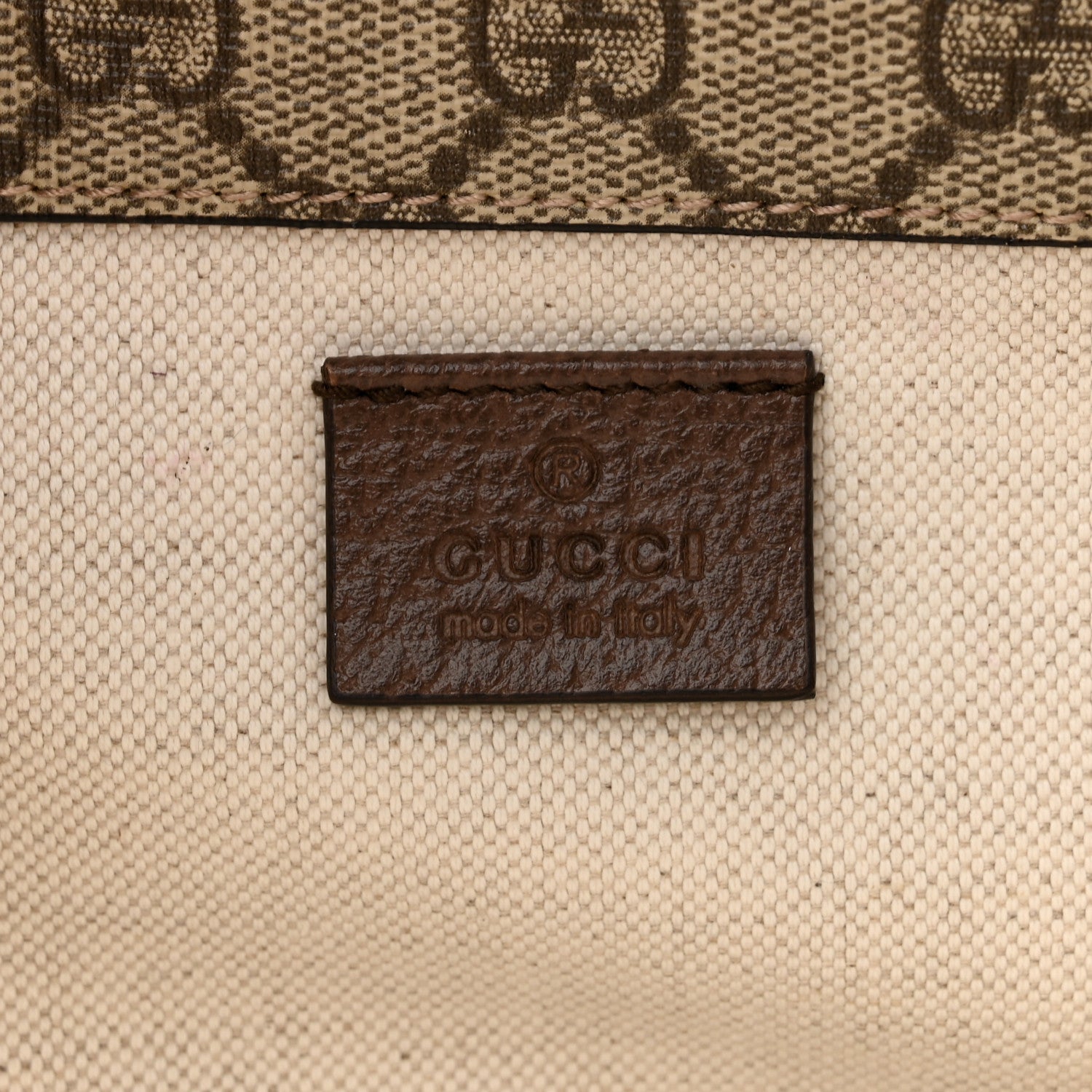 GG Supreme Monogram Web Small Neo Vintage Double Flap Messenger Bag Beige New Acero