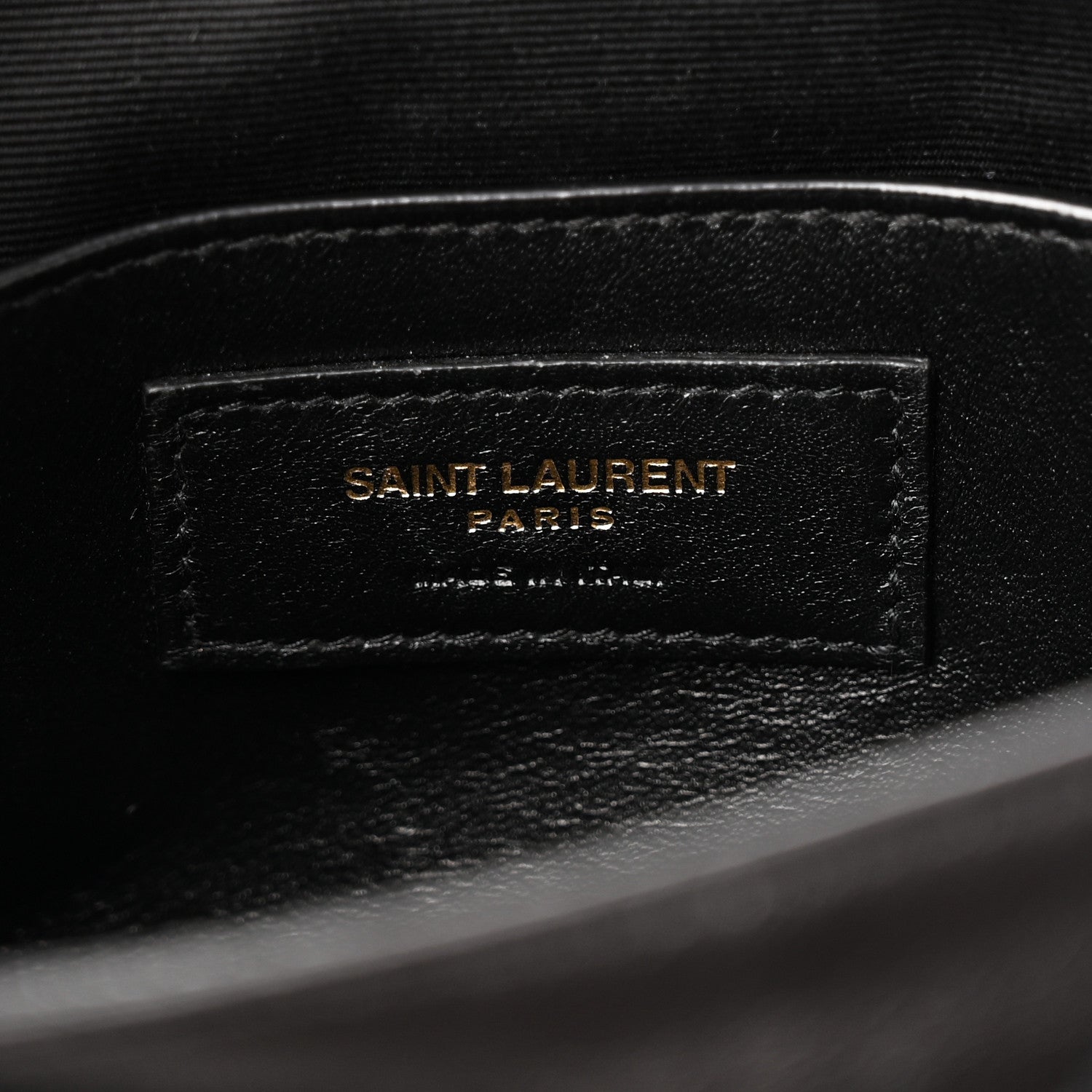 Lambskin Matelasse Monogram Baby Niki Chain Satchel Black