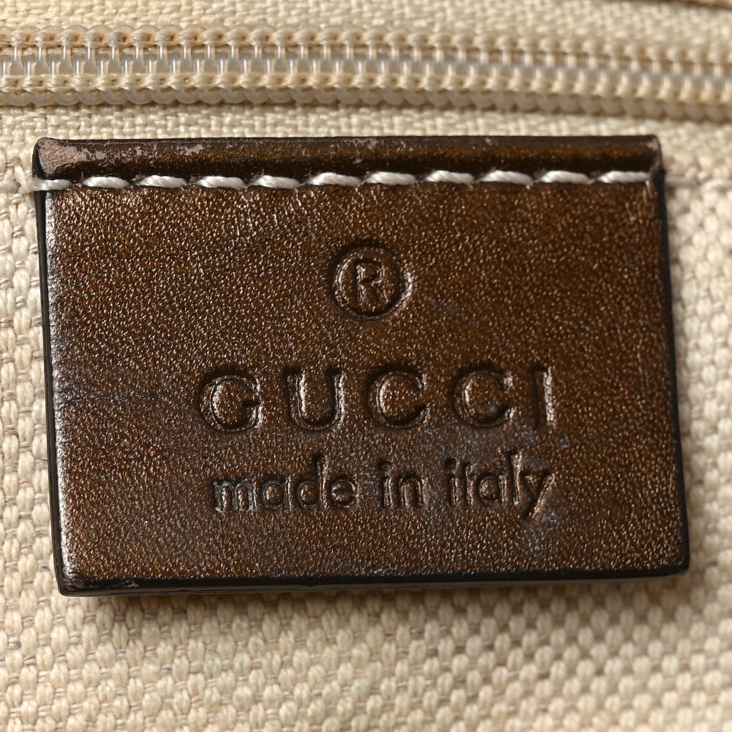 Metallic Soft Guccissima Medium Sukey Top Handle Bag Bronze