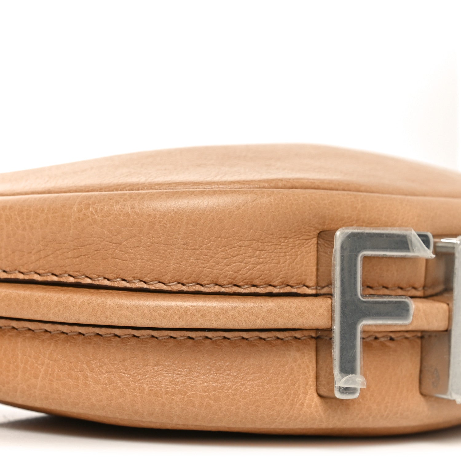 Vitello Grace Nano Fendigraphy Hobo Charm Miele Scuro