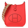 Taurillon Clemence Zigzag Sangle Evelyne TPM Rose Texas