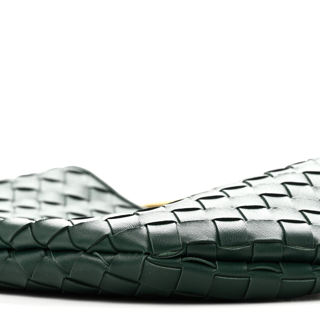 Nappa Intrecciato Sardine Bag Emerald Green