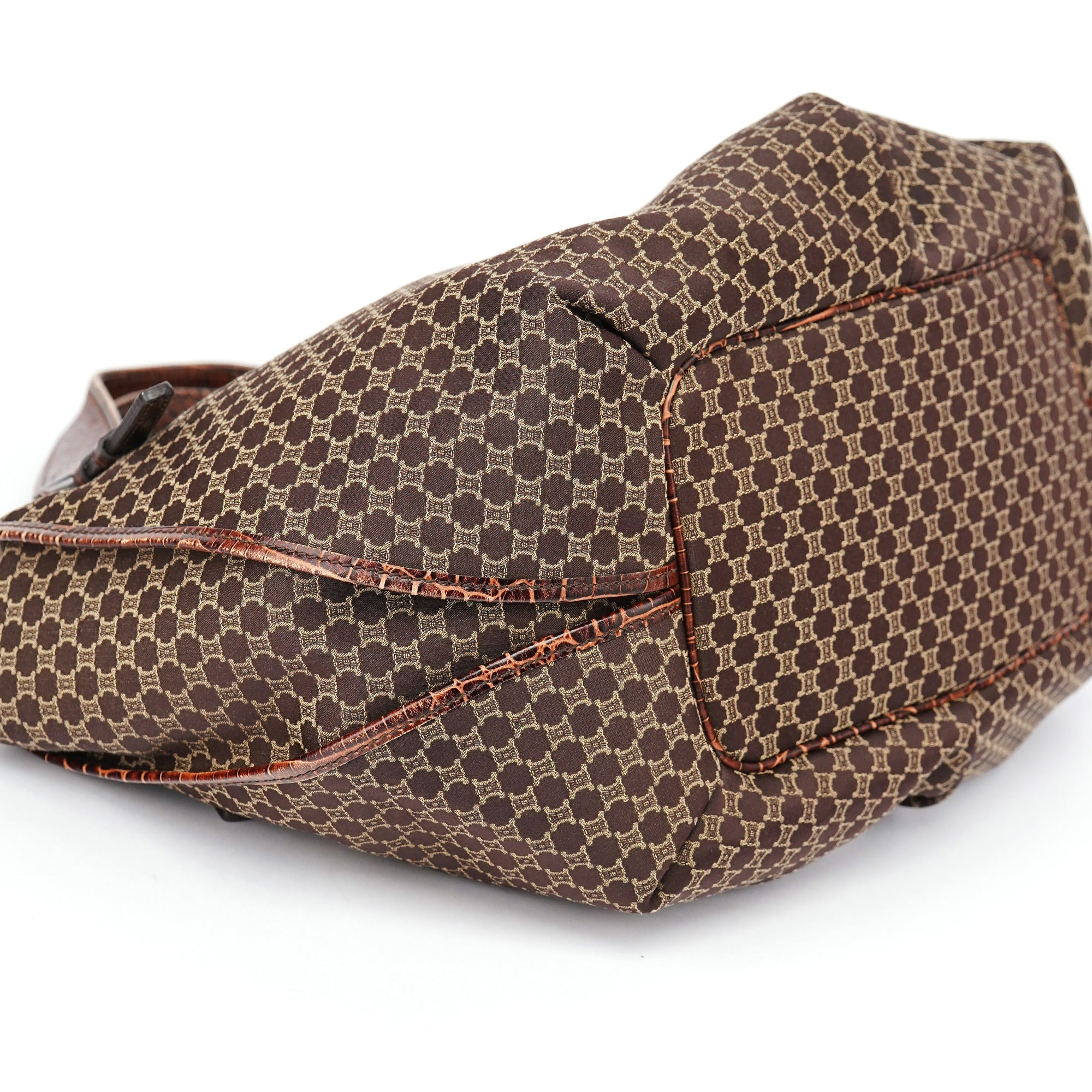 Brown Triomphe Bittersweet Shoulder Bag