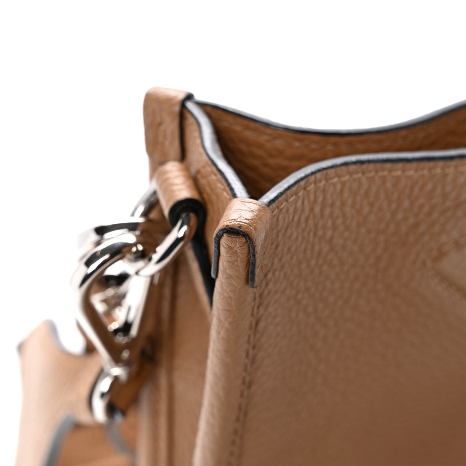 Vitello Daino Soft Mini Hobo Messenger Bag Caramel