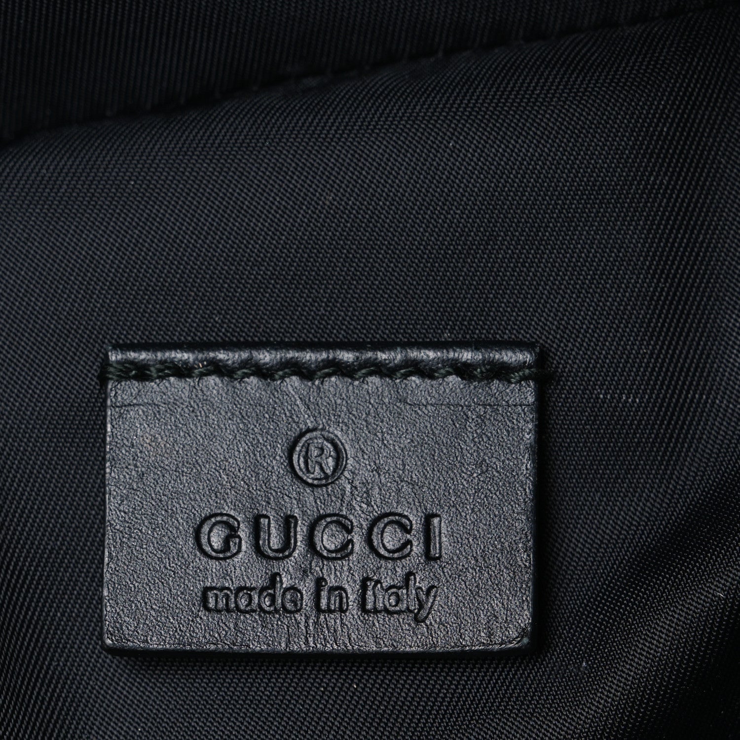 GG Supreme Monogram Web Dome Backpack Black
