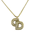 Christian Dior CD Logo Necklace