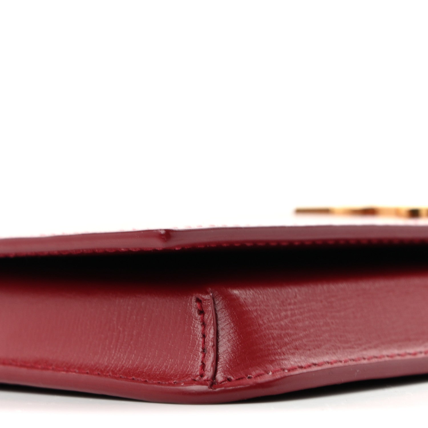 Smooth Calfskin Monogram Phone Holder Crossbody Opyum Red