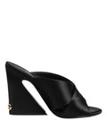 Dolce & Gabbana Black Keira Baroque High Heel Sandals Women's Shoes