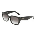 Salvatore Ferragamo Sunglasses Square Full Rim, Black Frame and Grey Gradient Lens SF1094SLB001