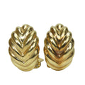 Christian Dior Leaf Earrings