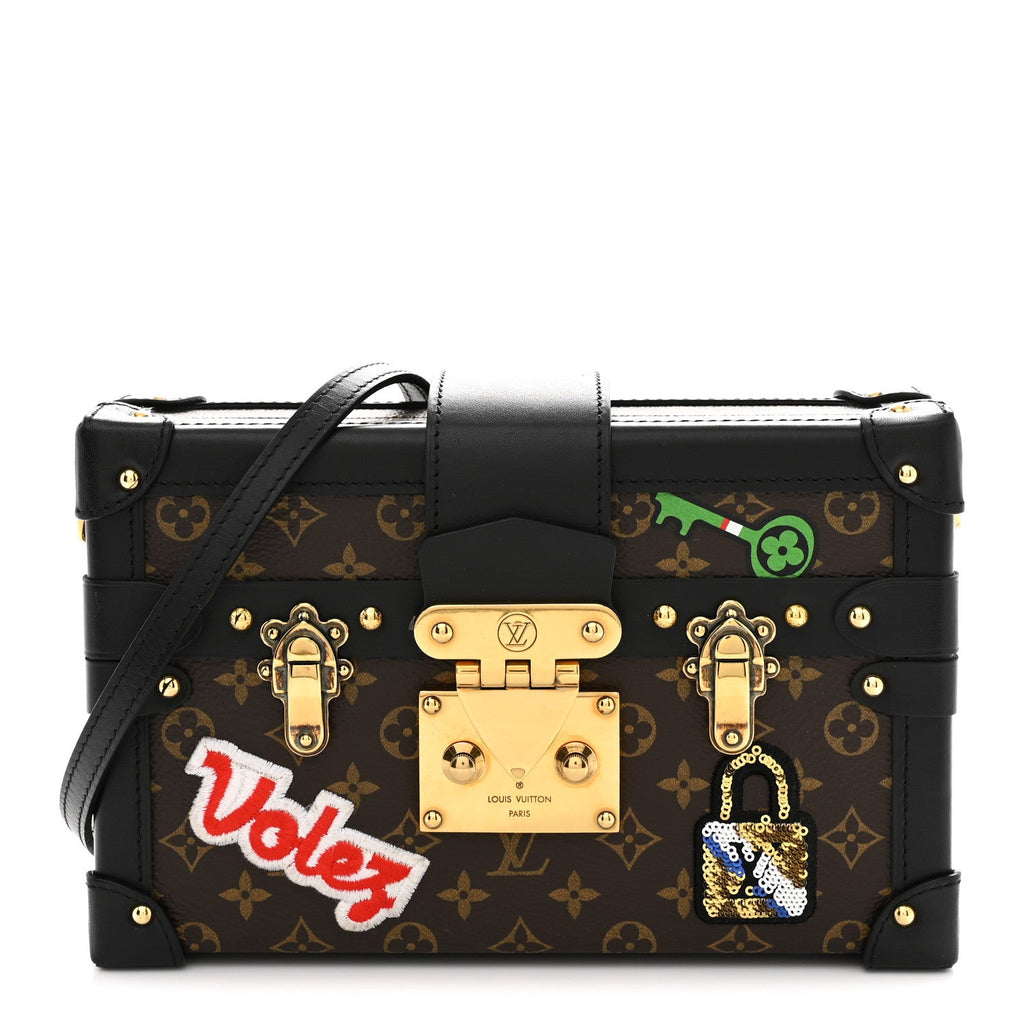 Monogram Patches Petite Malle Black