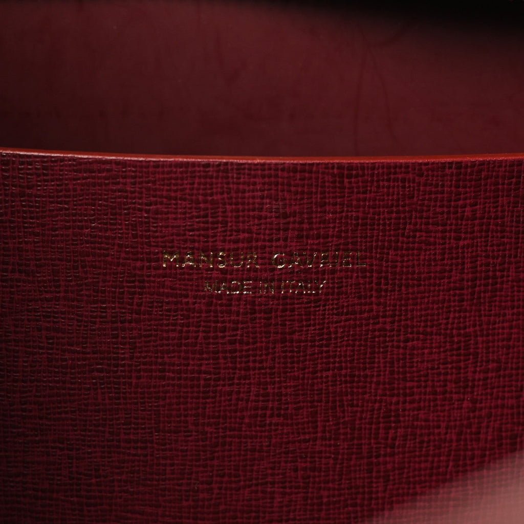 Saffiano Small Shopping Tote Claret