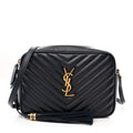 Calfskin Matelasse Monogram Lou Camera Bag Deep Marine