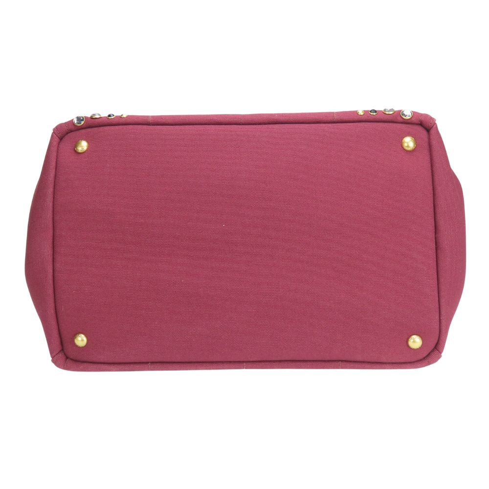 Prada Canapa Canvas 2way Tote Bag