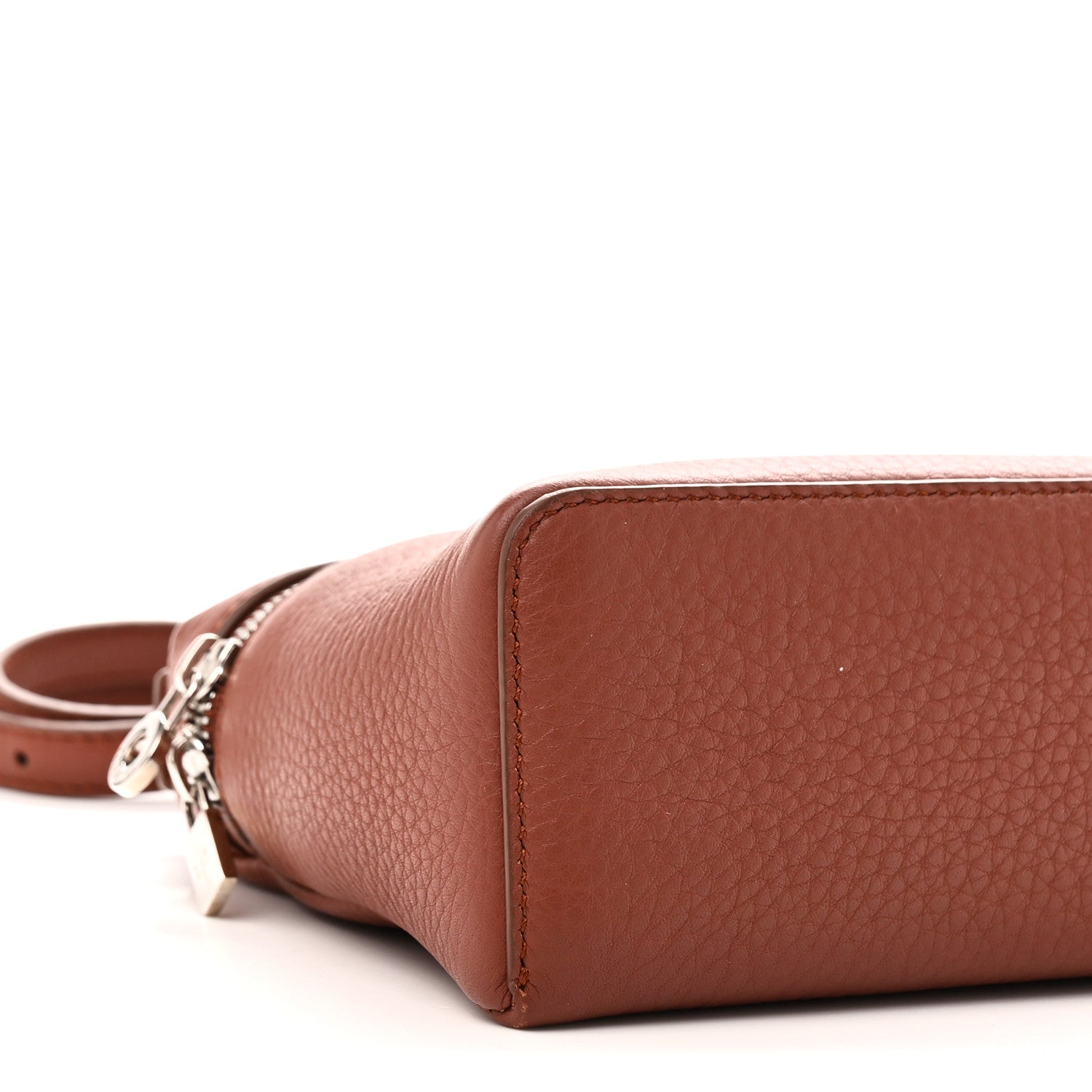 Grained Calfskin L19 Extra Pocket Pouch Kummel