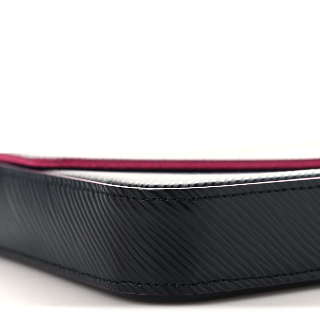 Epi Pochette Felicie Black Hot Pink