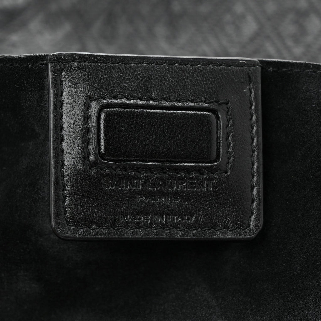 Calfskin Monogram Deli Paper Bag  Vintage Black