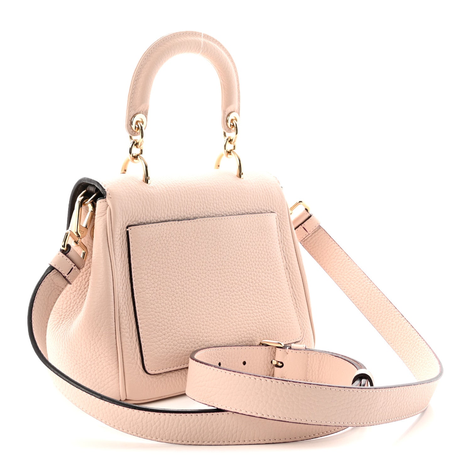 Bullcalf Mini Be Dior Flap Rose Poudre